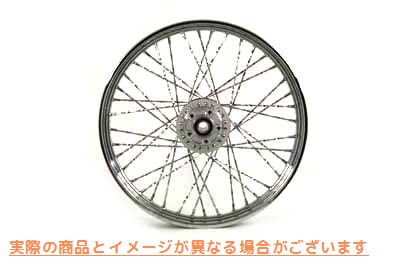 52-2016 21インチx 2.15インチフロントスポークホイール 21 inch x 2.15 inch Front Spoke Wheel 取寄せ Vツイン (検索用／ V-Twin