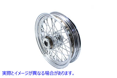 52-2019 16 インチ x 3.00 インチのレプリカ フロント スポーク ホイール 16 inch x 3.00 inch Replica Front Spoke Wheel 取寄