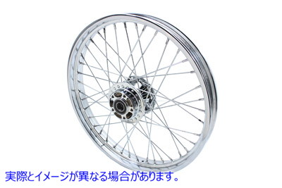 52-2027 21 インチ x 2.15 インチ レプリカ フロント スポーク ホイール 21 inch x 2.15 inch Replica Front Spoke Wheel 取寄せ