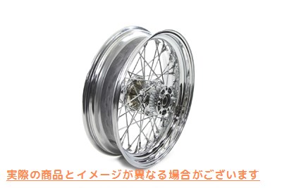 52-2040 17 インチ x 4.50 インチのリア スポーク ホイール 17 inch x 4.50 inch Rear Spoke Wheel 取寄せ Vツイン (検索用／409