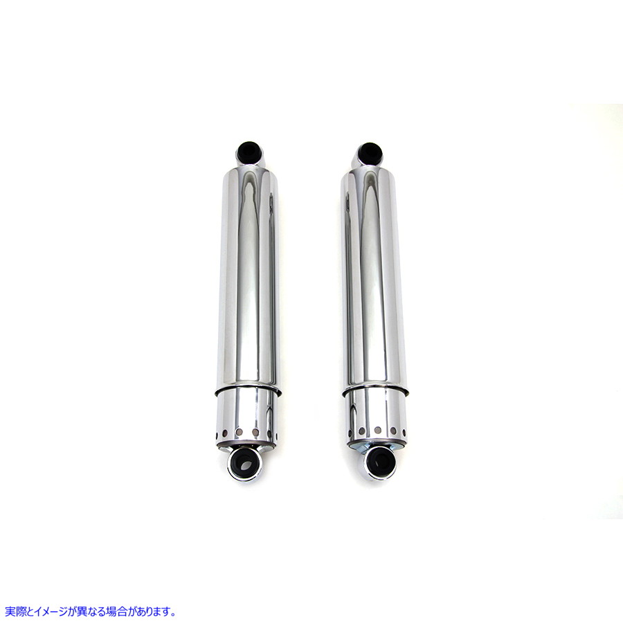 54-0101 レプリカ14-1/2インチショックセット フルカバードタイプ 取寄せ Vツイン Replica 14-1/2 inch Shock Set Full Covered