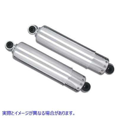 54-0113 12 インチ AEE ショックセット (カバー付きスプリング付き) 取寄せ Vツイン 12 inch AEE Shock Set with Covered Spring