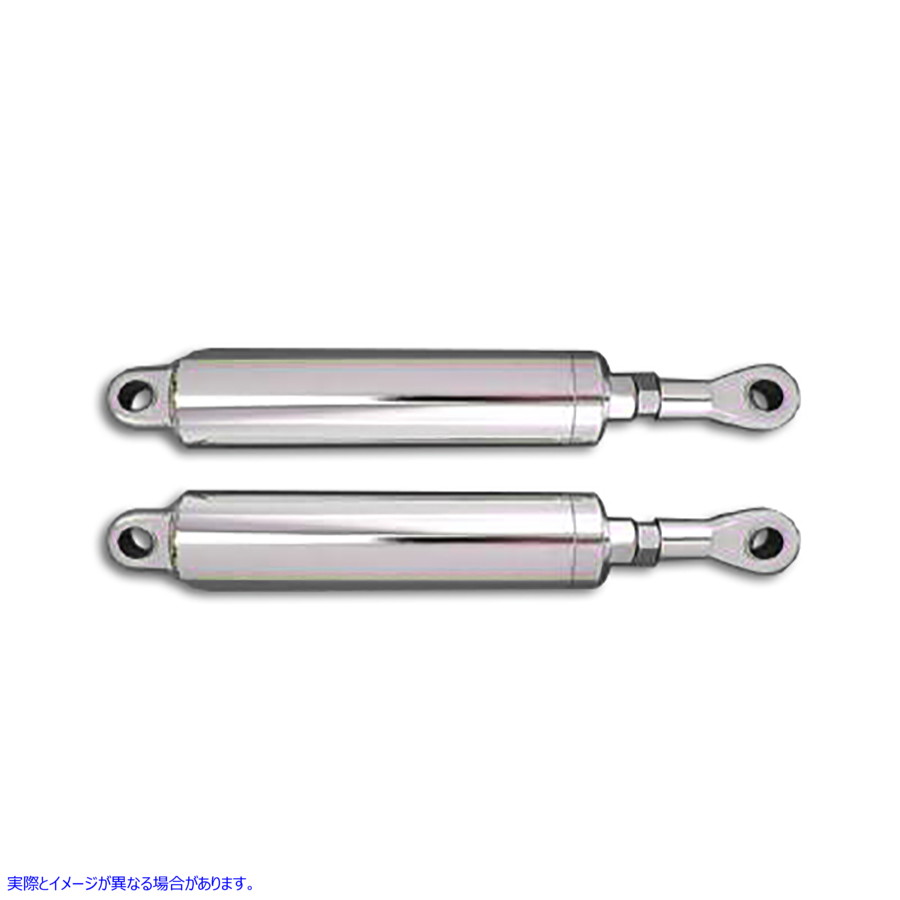 54-0131 11インチショックセット クロームビレット 11 inch Shock Set Chrome Billet 取寄せ Vツイン (検索用／