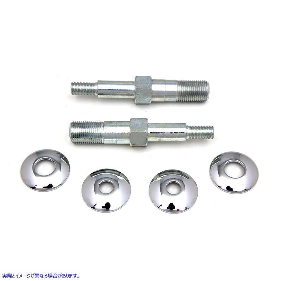 54-0405 ロアリアショックスタッドキット 亜鉛 取寄せ Vツイン Lower Rear Shock Stud Kit Zinc (検索用／54516-75