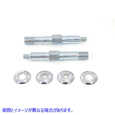 54-0410 アッパーリアショックスタッドキット 亜鉛 取寄せ Vツイン Upper Rear Shock Stud Kit Zinc (検索用／54515-67