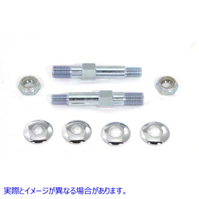 54-0413 ロアリアショックスタッドキット 亜鉛 取寄せ Vツイン Lower Rear Shock Stud Kit Zinc (検索用／54517-65