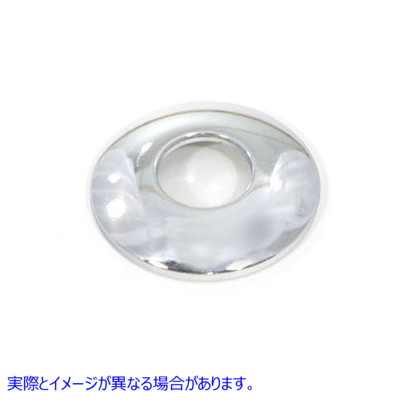 54-0420 クロムショックスタッドワッシャー 1/2 インチ穴 取寄せ Vツイン Chrome Shock Stud Washers 1/2 inch Hole (検索用／54