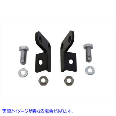 54-0510 リアショック ロワリングキット ブラック 取寄せ Vツイン Rear Shock Lowering Kit Black (検索用／