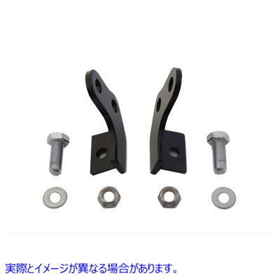 54-0523 リアショック ロワリングキット ブラック 取寄せ Vツイン Rear Shock Lowering Kit Black (検索用／