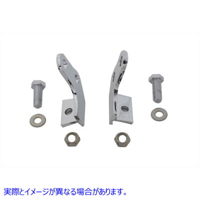 54-0541 リアショック ロワリングキット クローム 取寄せ Vツイン Rear Shock Lowering Kit Chrome (検索用／