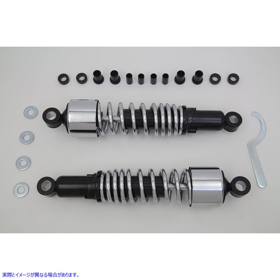 54-0780 13インチFLTショックセット クローム 13 inch FLT Shock Set Chrome 取寄せ Vツイン (検索用／