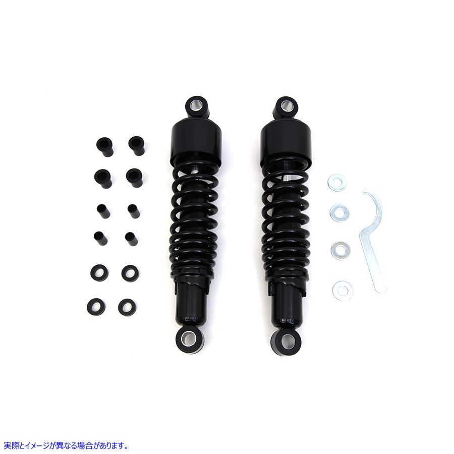 54-0873 12-1/2インチ FLT ショックセット ブラック 12-1/2 inch FLT Shock Set Black 取寄せ Vツイン (検索用／