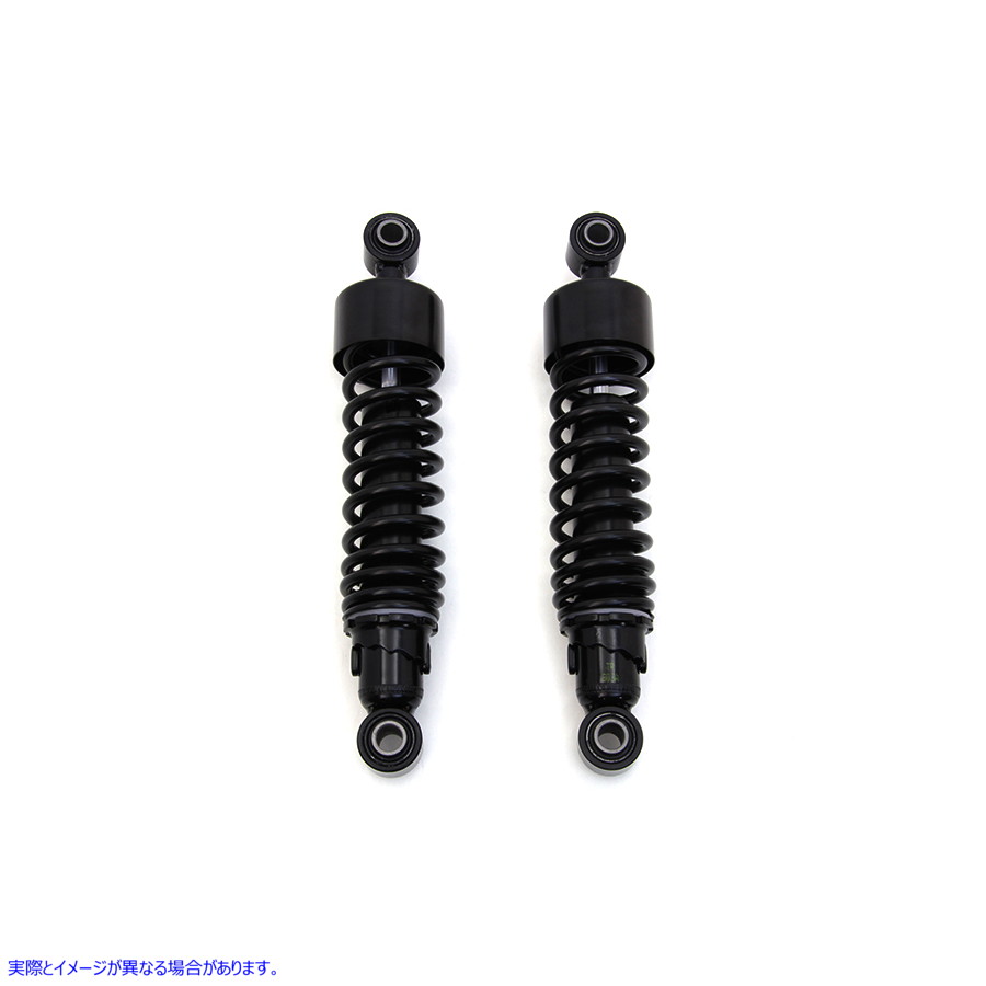 54-0934 1インチロアショックセット ブラック 取寄せ Vツイン 1 inch Lower Shock Set Black (検索用／