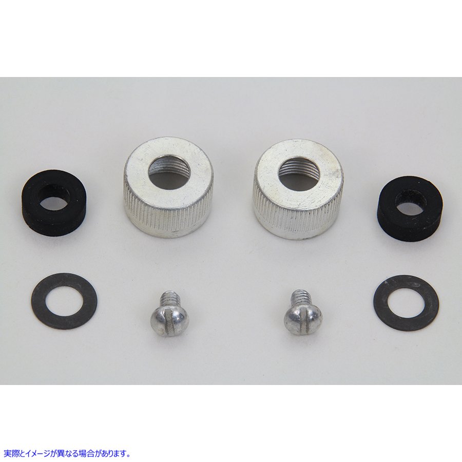 7804-6 スパークプラグケーブルナット パッキン付 Spark Plug Cable Nuts with Packing 取寄せ Vツイン (検索用／ Colony