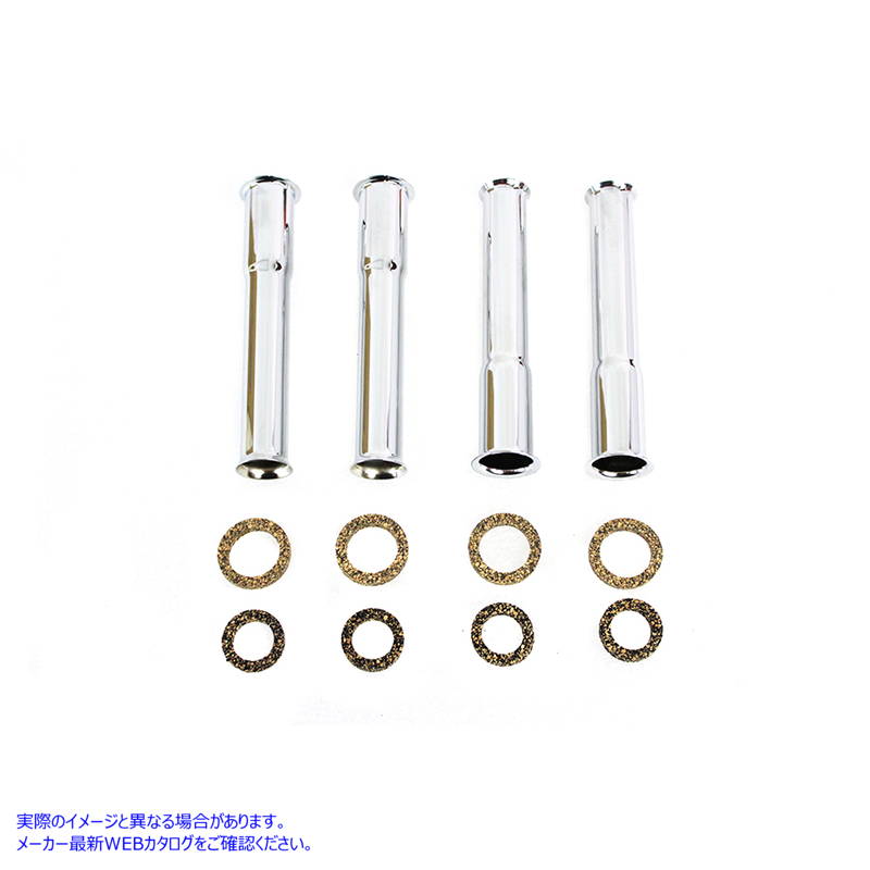 7823-12 クロームストックプッシュロッドカバー 取寄せ Vツイン Chrome Stock Pushrod Cover (検索用／ Colony