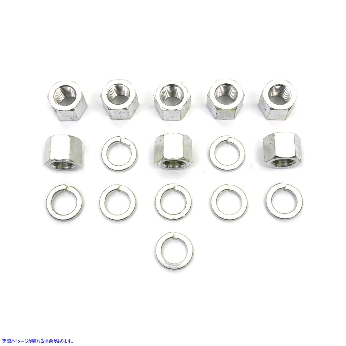 8105-16 カドミウムシリンダーベースのナットとワッシャー Cadmium Cylinder Base Nuts and Washers 取寄せ Vツイン (検索用／ C