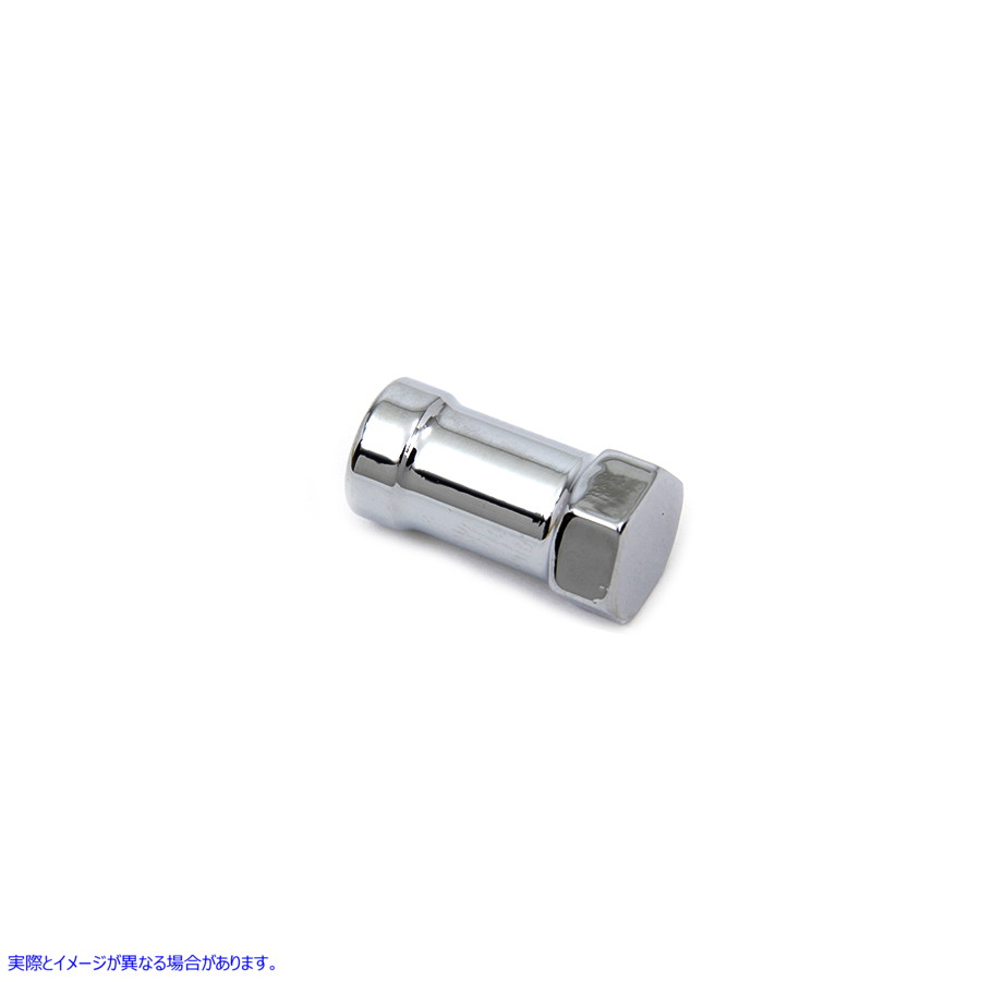 8108-1 クロームストックロングオイルポンプナット 取寄せ Vツイン Chrome Stock Long Oil Pump Nut (検索用／24831-41 Colony