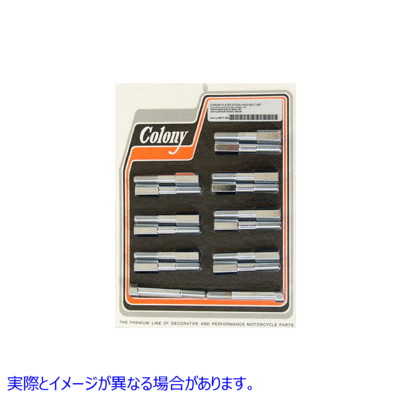 8217-18-45 クロームヘッドボルト 取寄せ Vツイン Chrome Headbolt (検索用／ Colony