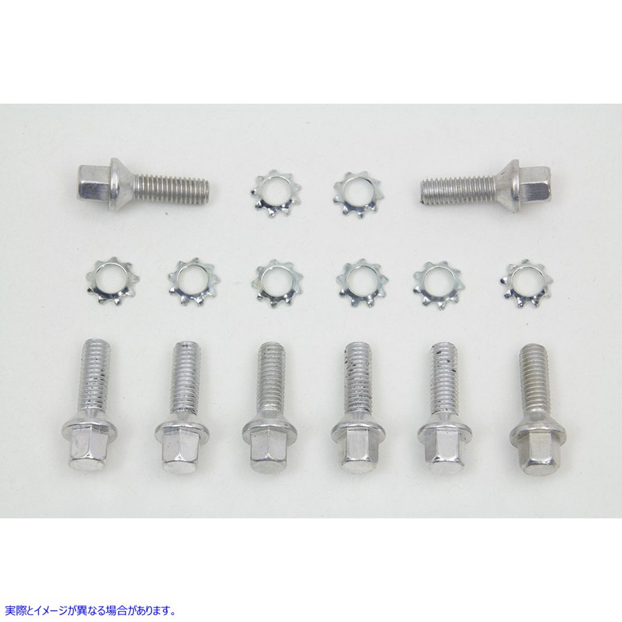 8605-16 カドミウムタペットブロックネジセット 取寄せ Vツイン Cadmium Tappet Block Screw Set (検索用／18660-53 Colony