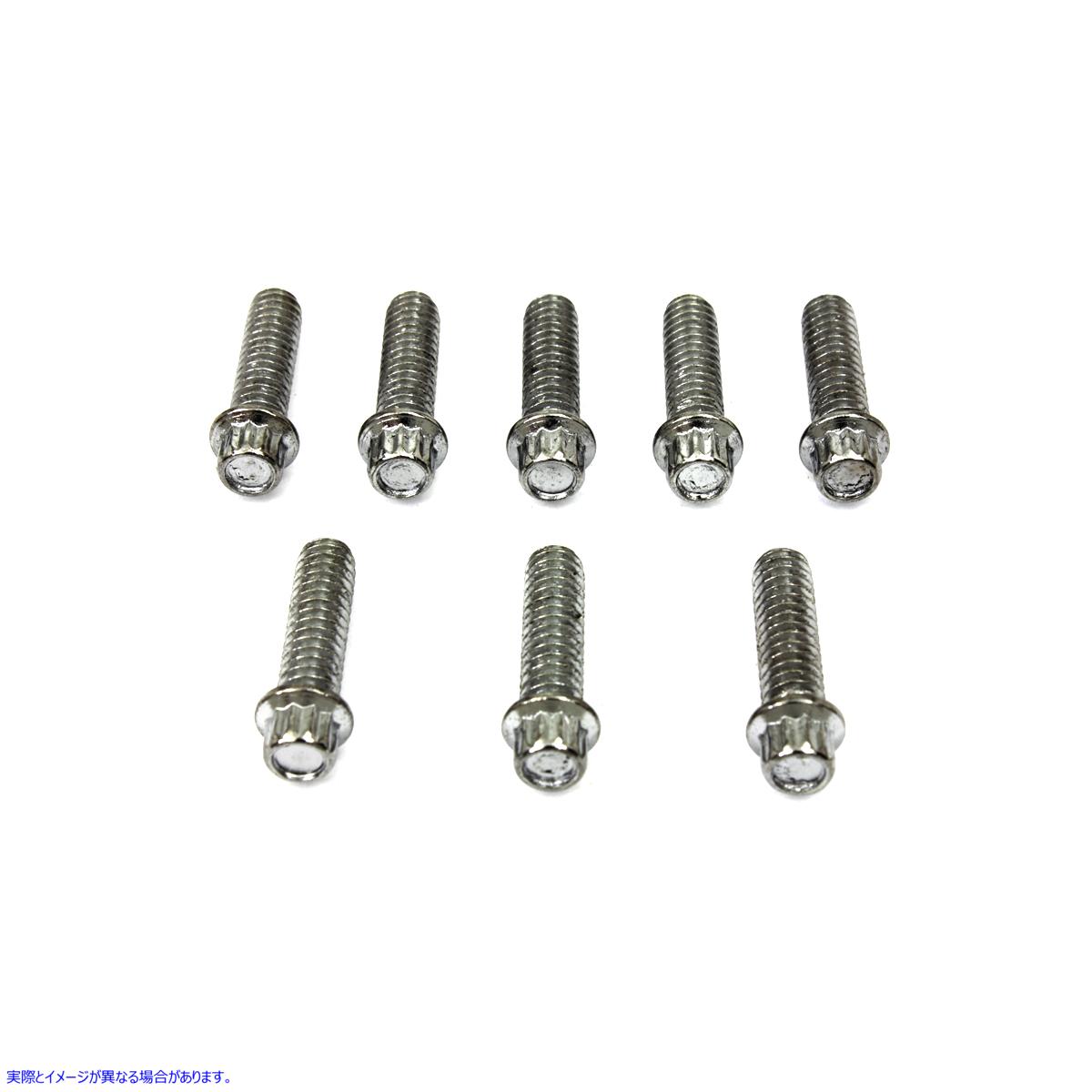 8708-8 タペットブロックスクリューキット クローム Tappet Block Screw Kit Chrome 取寄せ Vツイン (検索用／ Colony