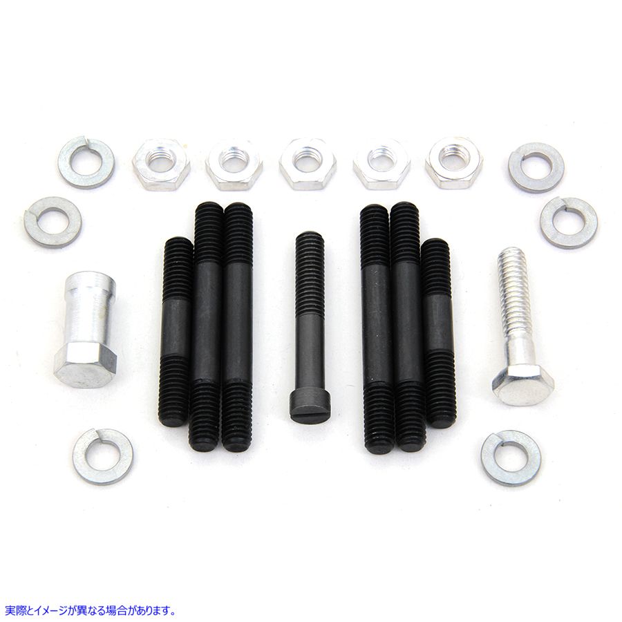 8741-19 オイル ポンプ マウント ヘックス キット カドミウム Oil Pump Mount Hex Kit Cadmium 取寄せ Vツイン (検索用／24820-3