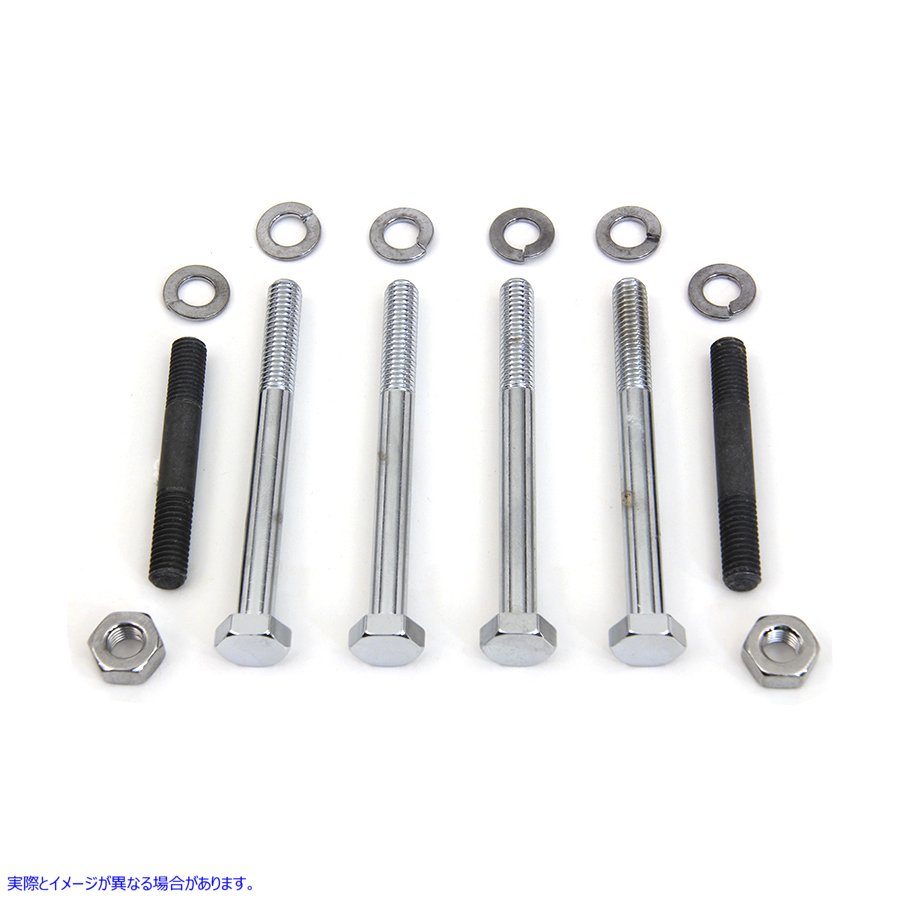 8742-14 オイル ポンプ マウント ヘックス キット クローム 取寄せ Vツイン Oil Pump Mount Hex Kit Chrome (検索用／ Colony