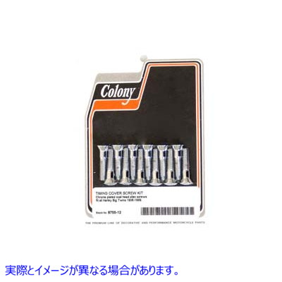 8755-12 カムカバー六角ネジ 取寄せ Vツイン Cam Cover Allen Screw (検索用／ Colony