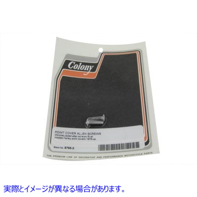 8765-2 点火システムカバー六角ネジ Ignition System Cover Allen Screws 取寄せ Vツイン (検索用／ Colony