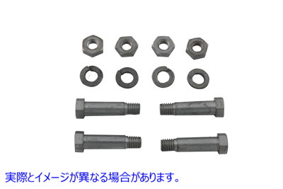 8773-12 フットボードカドミウムヒンジボルト 取寄せ Vツイン Footboard Cadmium Hinge Bolt (検索用／50635-14 Colony