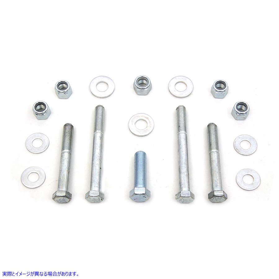 8807-17Z モーターマウントボルト 亜鉛メッキ 取寄せ Vツイン Motor Mount Bolt Zinc Plated (検索用／