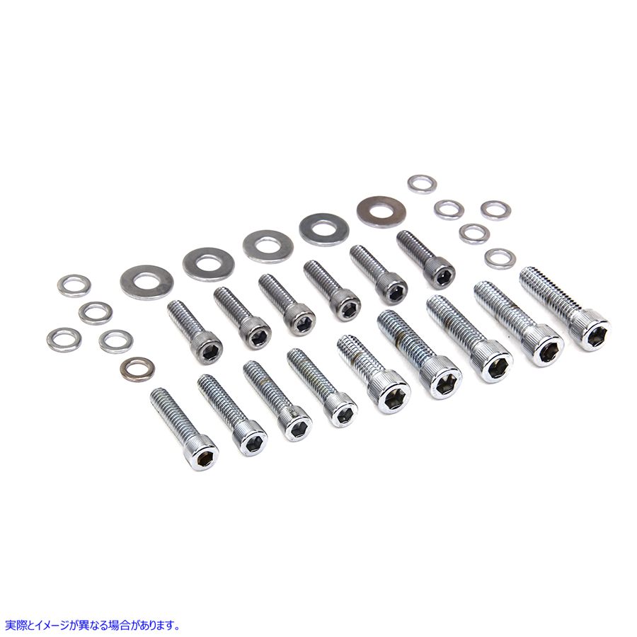 8908-15 トランスミッションサイドカバースクリューキットアレン Transmission Side Cover Screw Kit Allen 取寄せ Vツイン (検