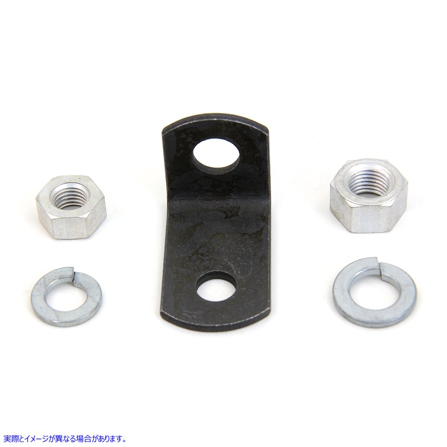 9012-5 キャブレターサポートブラケットパーカーライズド 取寄せ Vツイン Carburetor Support Bracket Parkerized (検索用／1110