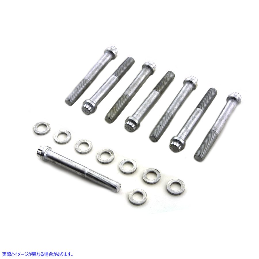 9212-16 ヘッドボルトキット カドミウム 取寄せ Vツイン Headbolt Kit Cadmium (検索用／ Colony