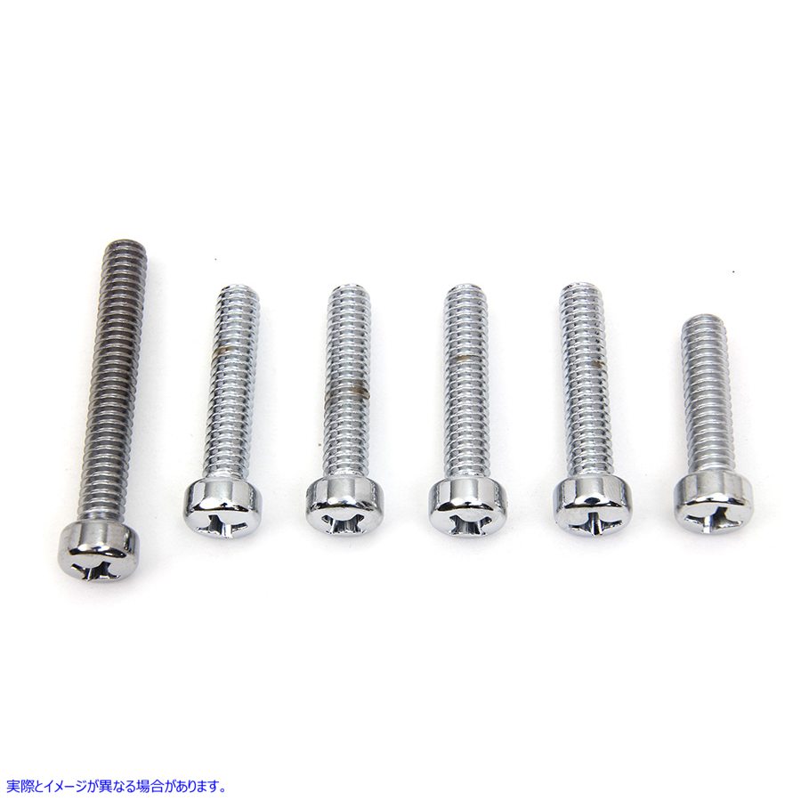 9305-7 カムカバースクリューキット クローム Cam Cover Screw Kit Chrome 取寄せ Vツイン (検索用／9 Colony