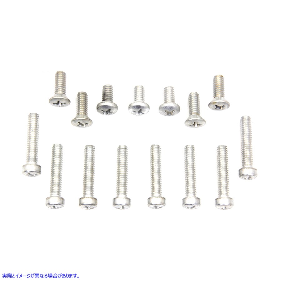 9308-17 プライマリーカバースクリューキット カドミウム 取寄せ Vツイン Primary Cover Screw Kit Cadmium (検索用／ Colony