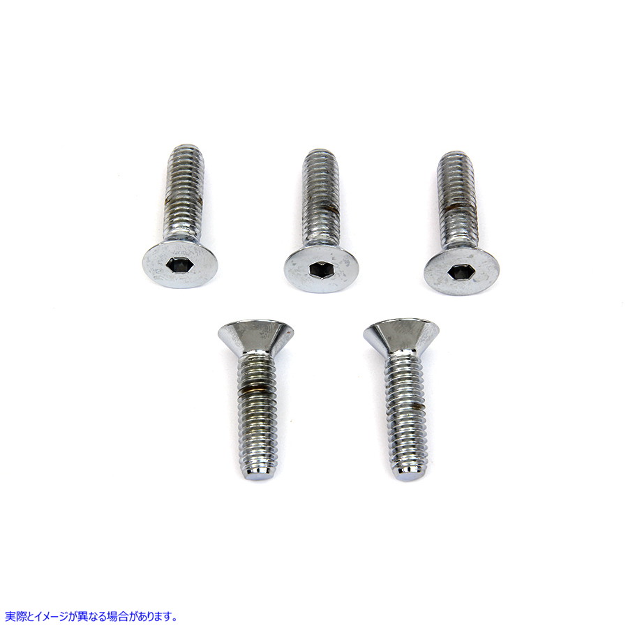 9600-5 フロントディスクブレーキネジ 取寄せ Vツイン Front Disc Brake Screws (検索用／ Colony