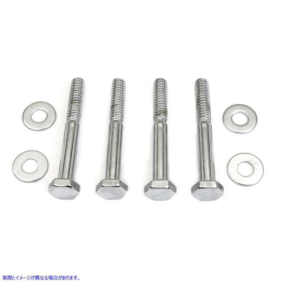 9656-8 トランスミッション トップ カバー スクリュー キット クローム 取寄せ Vツイン Transmission Top Cover Screw Kit Chrom