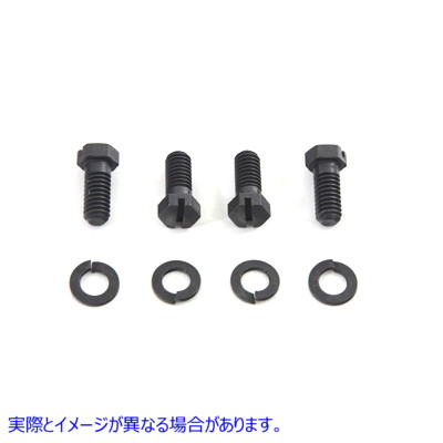 9672-8 リンカート キャブレター マウント ネジ パーカーライズド 取寄せ Vツイン Linkert Carburetor Mount Screws Parkerized