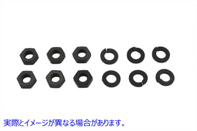 9673-12 オイルポンプナットセット パーカーライズド 取寄せ Vツイン Oil Pump Nut Set Parkerized (検索用／ Colony