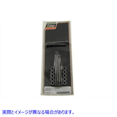 9697-17 エンジンケースキット パーカーライズド 取寄せ Vツイン Engine Case Kit Parkerized (検索用／ Colony