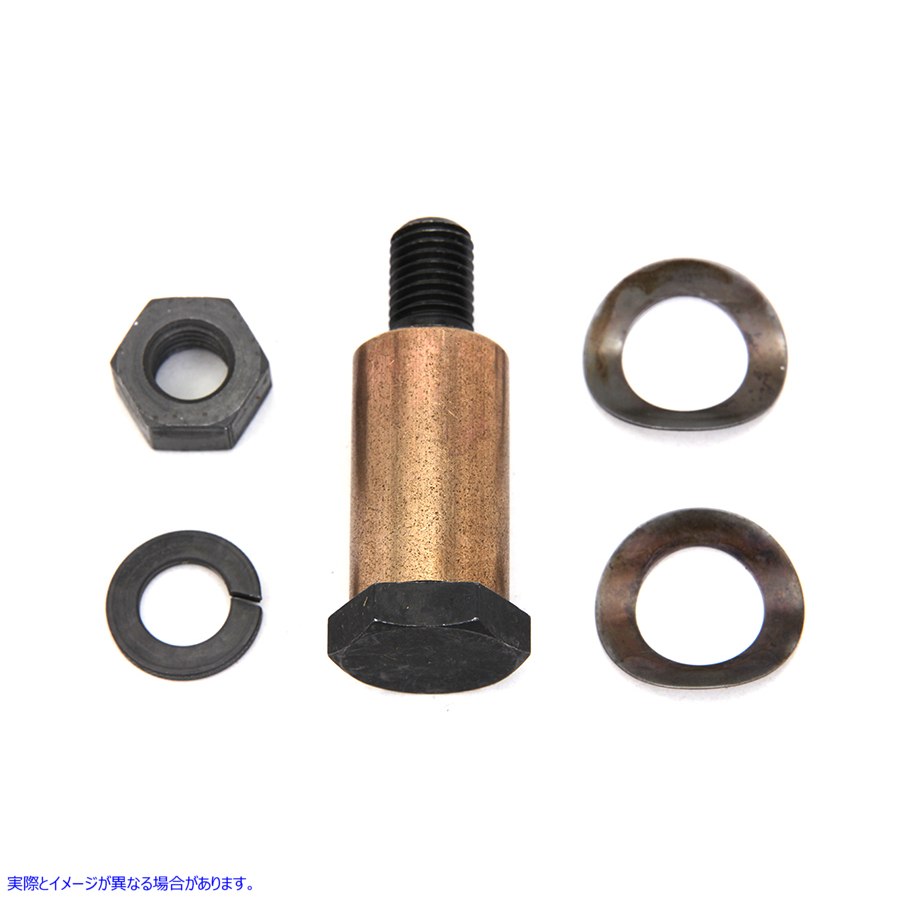 9711-5T Parkerized Tank Hand Shifter Lever Stud 取寄せ Vツイン (検索用／