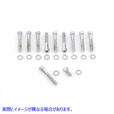 9749-11T プライマリーカバースクリューキット アレンタイプ 取寄せ Vツイン Primary Cover Screw Kit Allen Type (検索用／