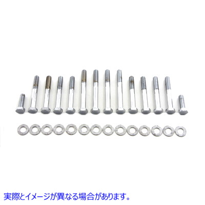 9831-28T ロッカー ボックス スクリュー キット クローム 取寄せ Vツイン Rocker Box Screw Kit Chrome (検索用／