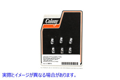 9897-6 グリースフィッティング 16 インチ X 32 ネジ 取寄せ Vツイン Grease Fitting 16 inch X 32 Thread (検索用／344 Colony